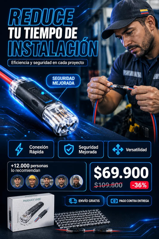 CONECTOR LED D2 DE CONEXIÓN RÁPIDA X50 P
